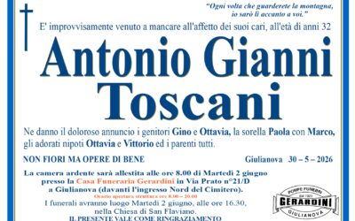 ANTONIO GIANNI TOSCANI