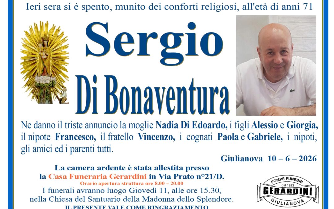 SERGIO DI BONAVENTURA