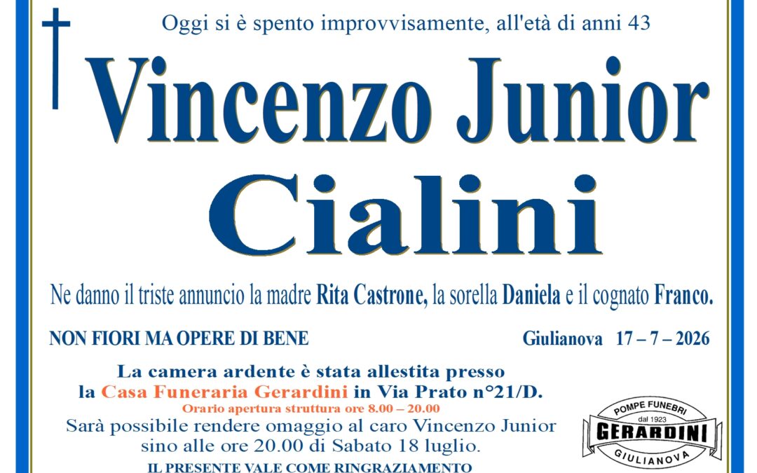 VINCENZO JUNIOR CIALINI
