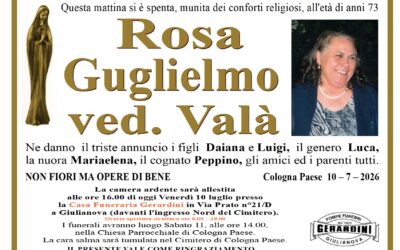 ROSA GUGLIELMO VED. VALA’