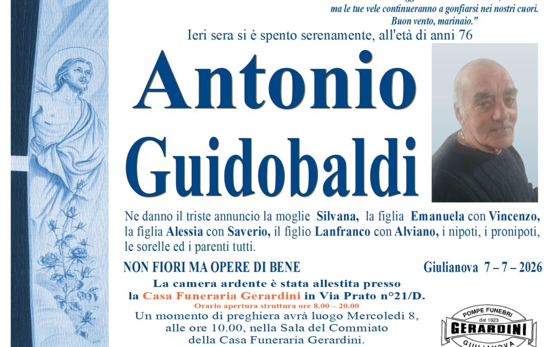 ANTONIO GUIDOBALDI