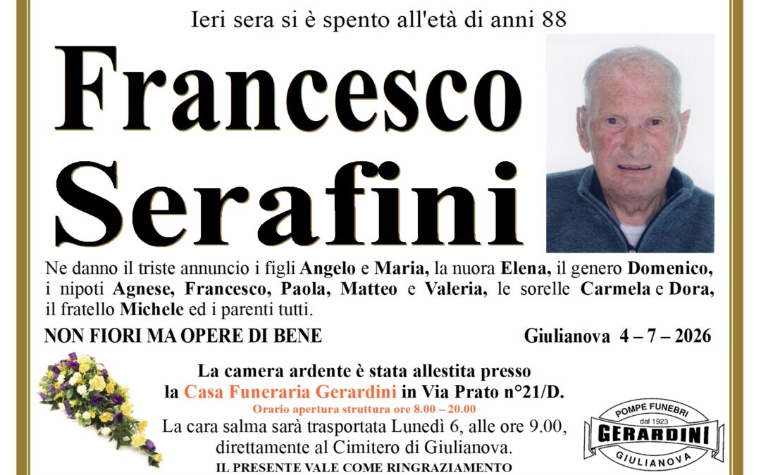 FRANCESCO SERAFINI