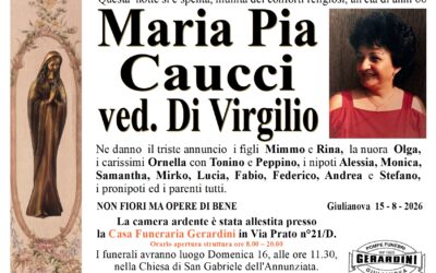 MARIA PIA CAUCCI VED. DI VIRGILIO