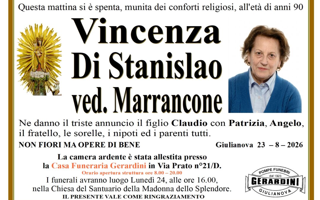 VINCENZA DI STANISLAO VED. MARRANCONE