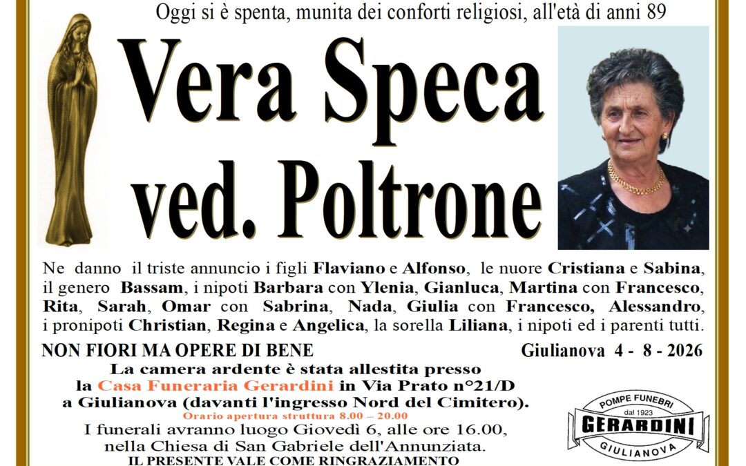 VERA SPECA VED. POLTRONE