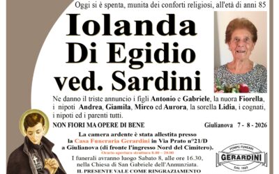 IOLANDA DI EGIDIO VED. SARDINI