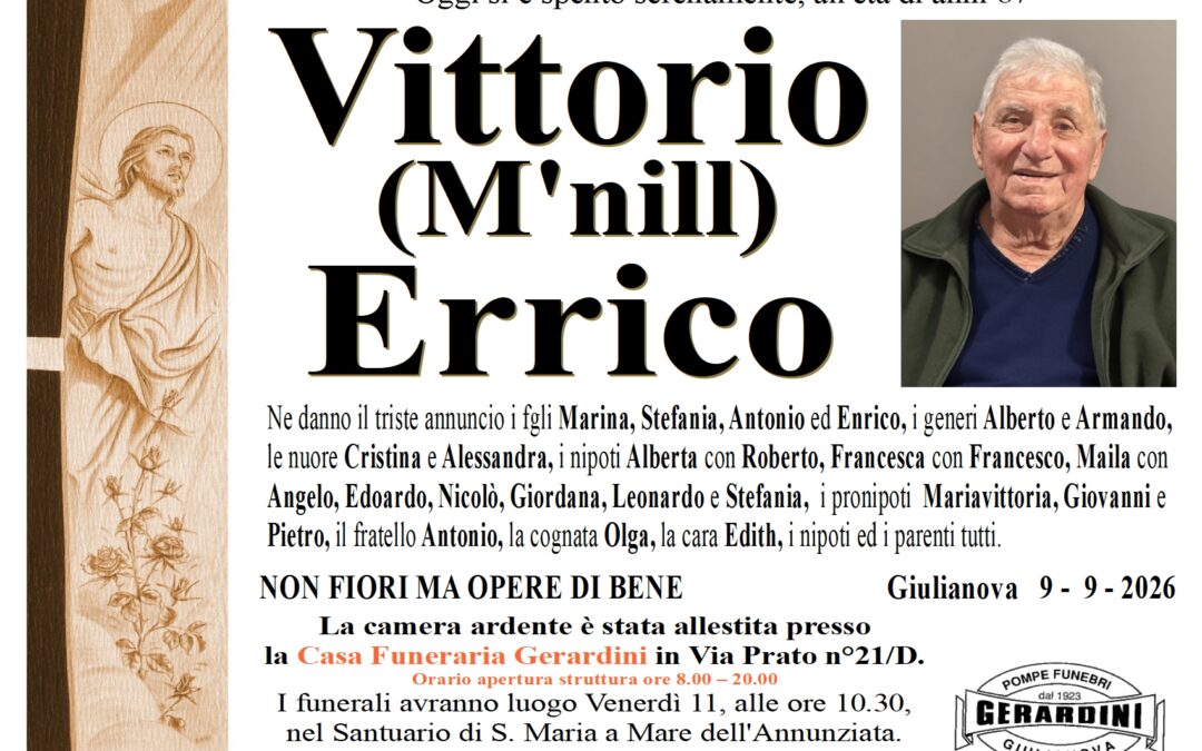 VITTORIO ERRICO