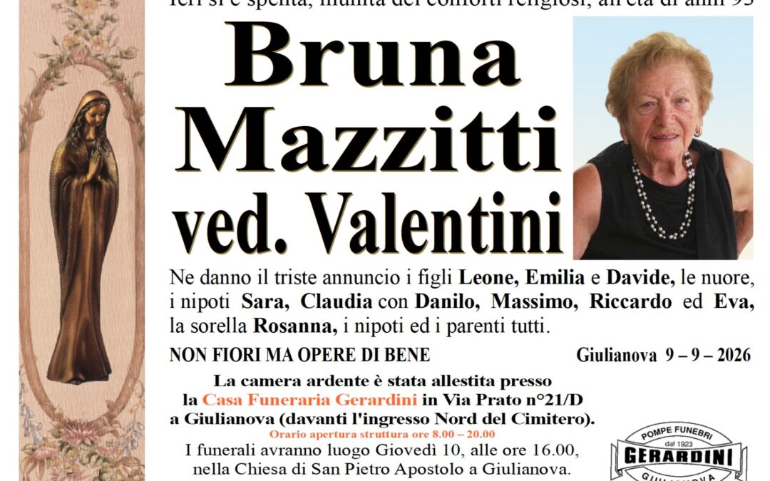 BRUNA MAZZITTI VED. VALENTINI